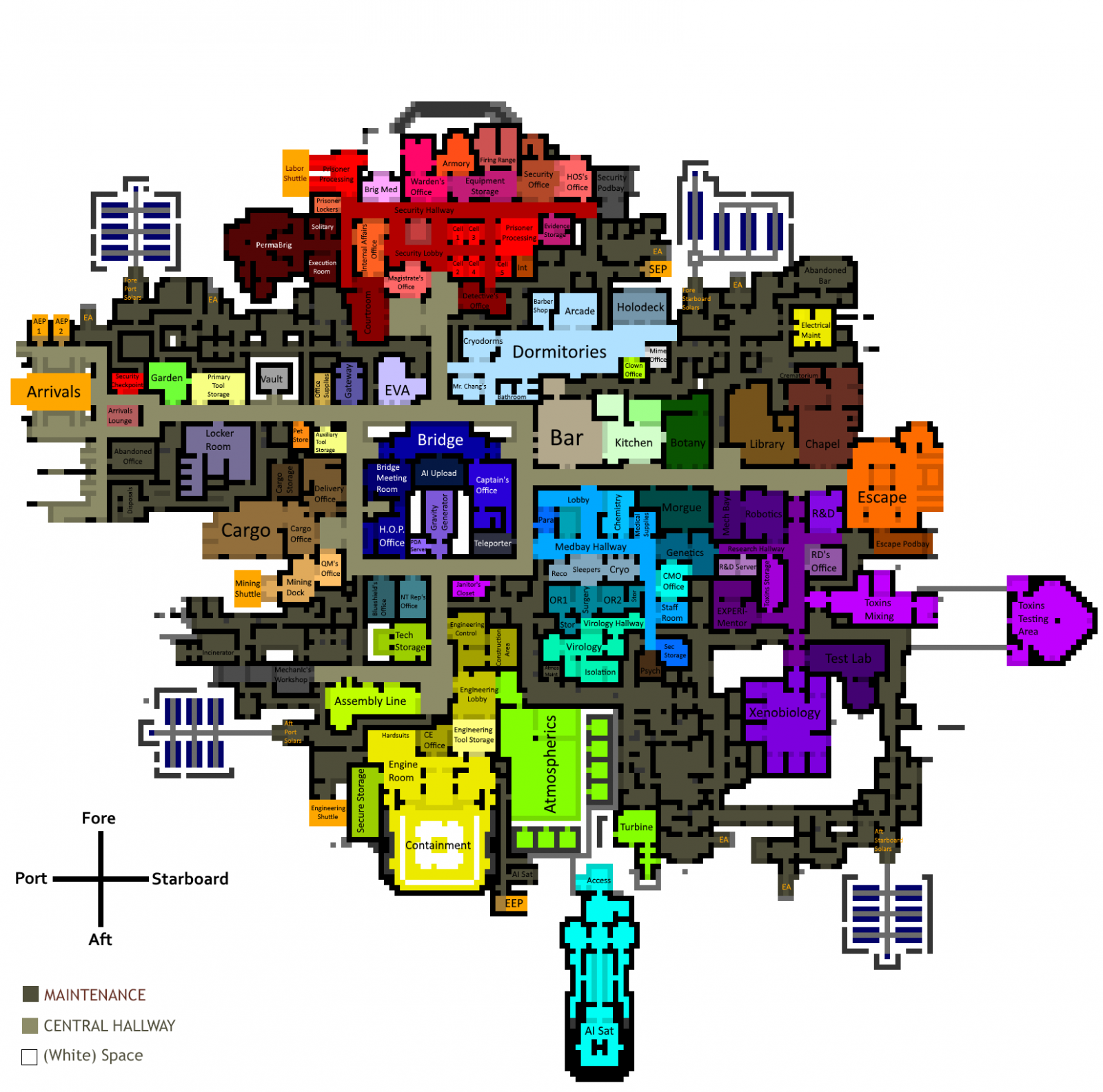 Map 14. Ss13 карта станции. Space Station 13 карта. Карта Paradise Station 13. Ss13 карта Оникс.